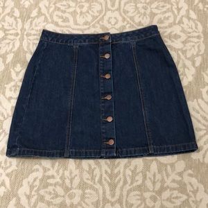 Denim skirt